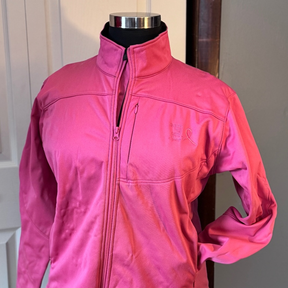 Women's Pink Light Jacket Fits Like A Lg